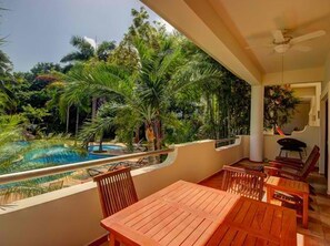 Terrace/patio - Palmar del Sol Condominium by ChezPlaya (Playa del Carmen)