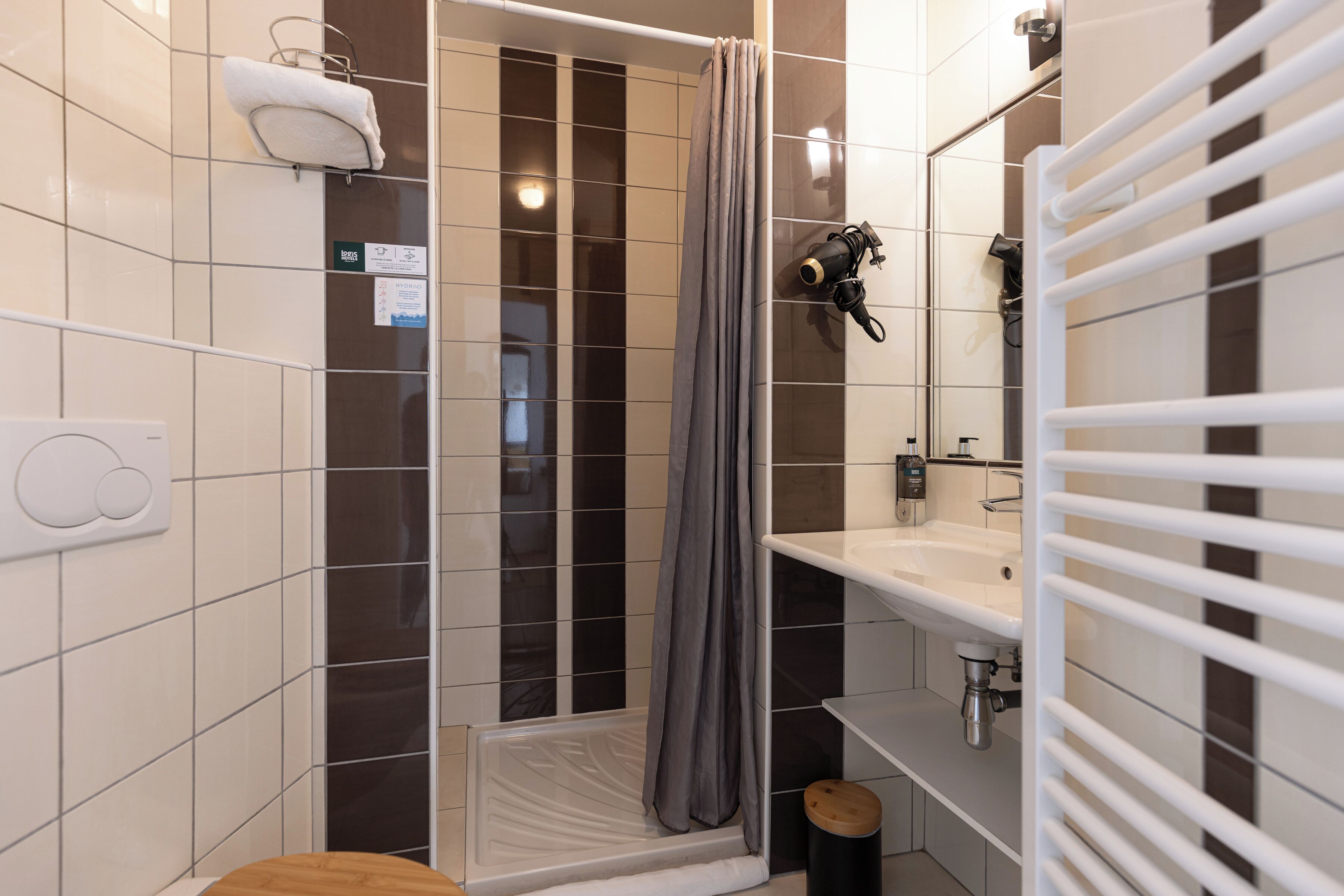 comfort room | bathroom | shower, eco-friendly toiletries, hair dryer, towels