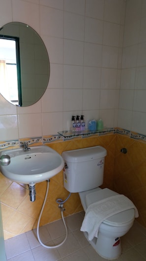 Standard Twin Room | Bathroom | Shower, free toiletries, hair dryer, towels