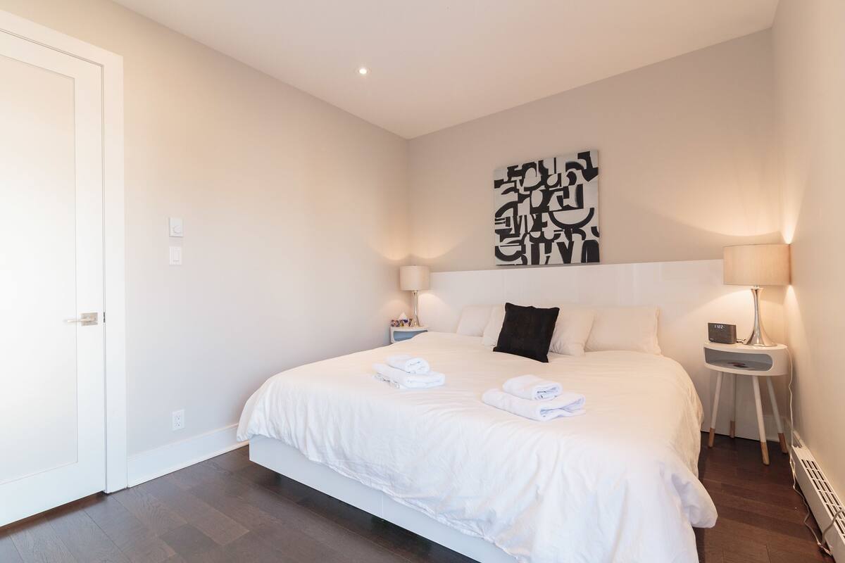 Loft, 2 Schlafzimmer (202) | Daunenbettdecken, schallisolierte Zimmer