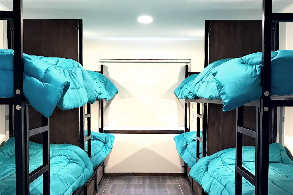 Blackout curtains, free WiFi, bed sheets