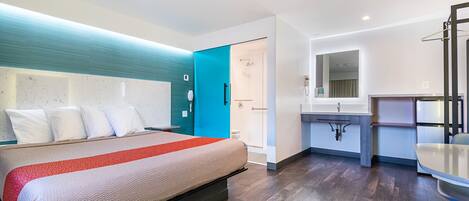 In-room safe, desk, blackout curtains, iron/ironing board