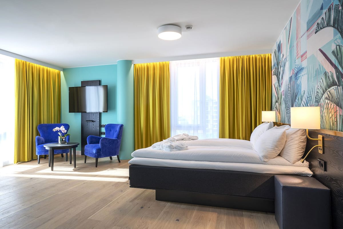 1 habitación, ropa de cama de alta calidad y camas con pillow-top