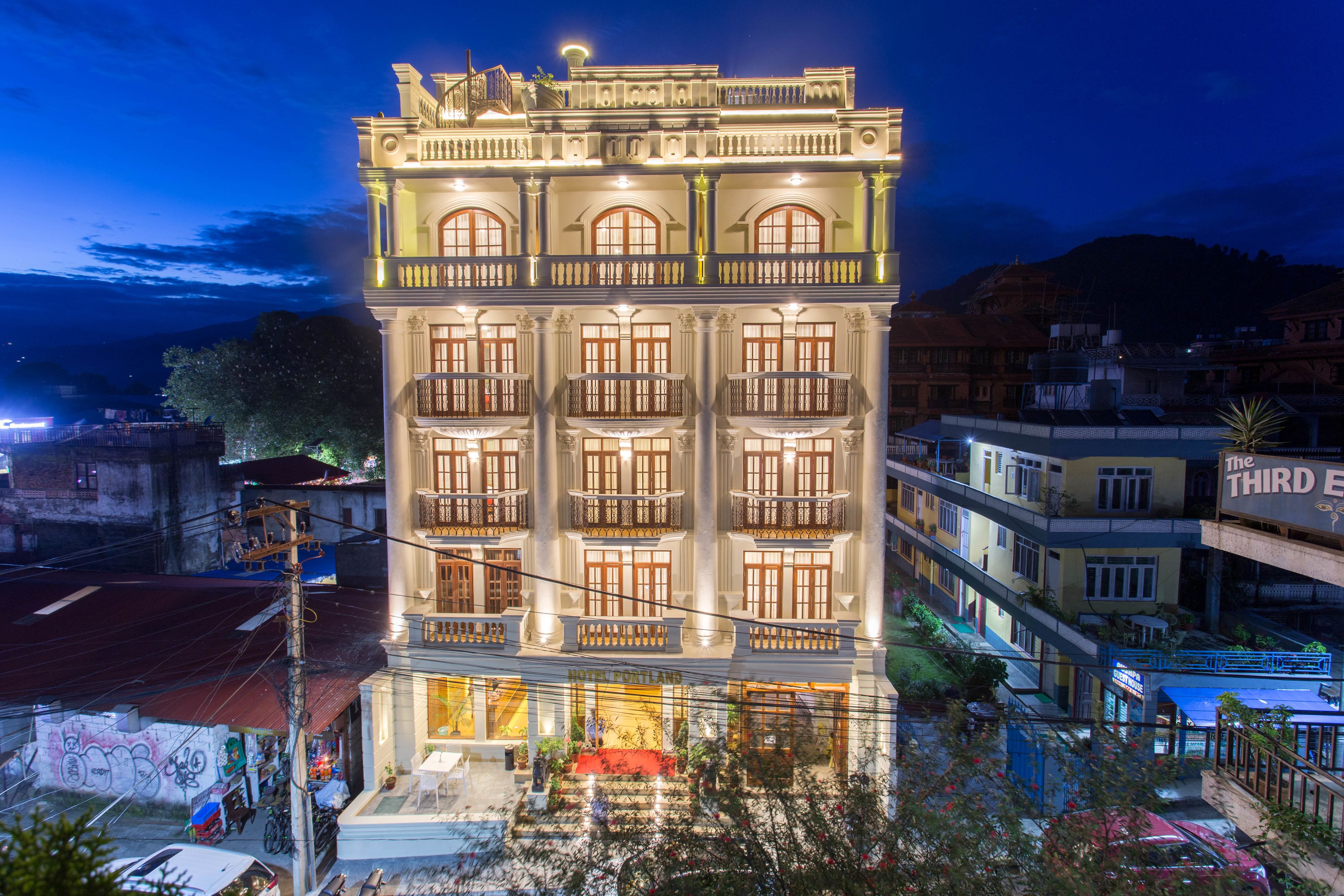 Front of property - evening/night