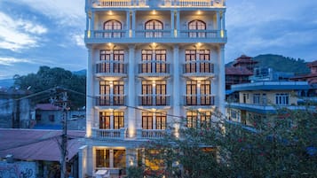 Front of property - evening/night