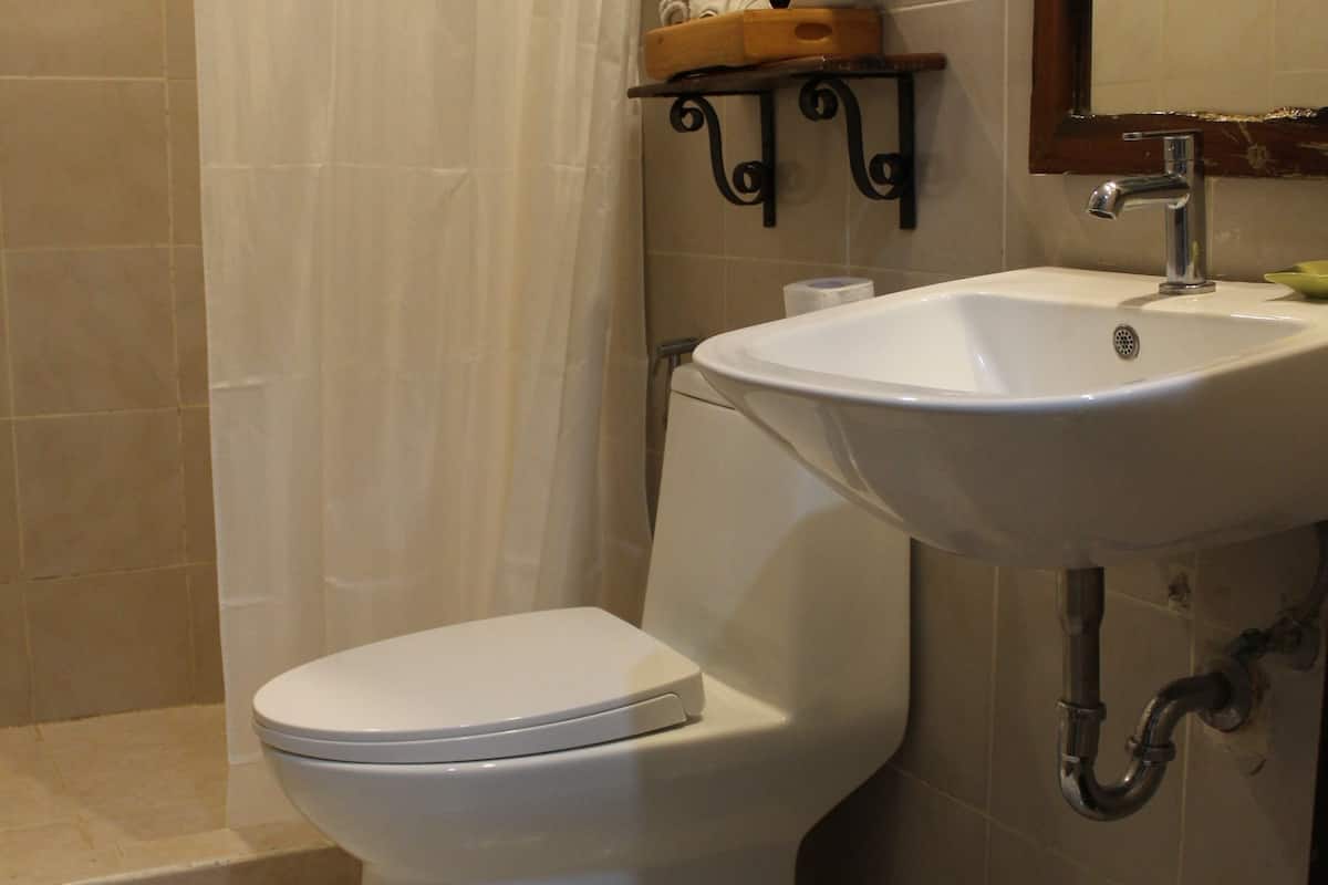 standard room | bathroom | shower, free toiletries, hair dryer, bidet