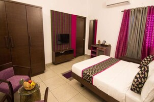 Suite Deluxe, 1 cama de matrimonio, vistas al jardín | Minibar, caja fuerte, escritorio y cortinas opacas