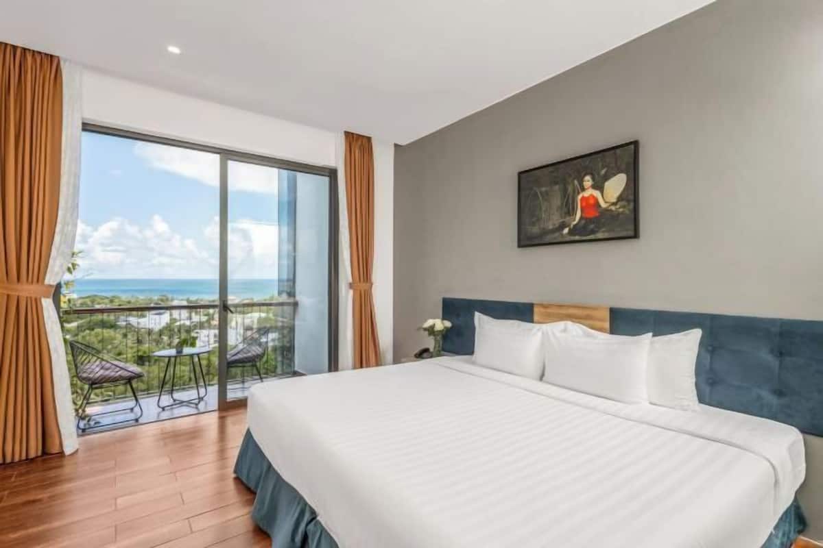 1 slaapkamer, hypoallergeen beddengoed, een minibar, een bureau