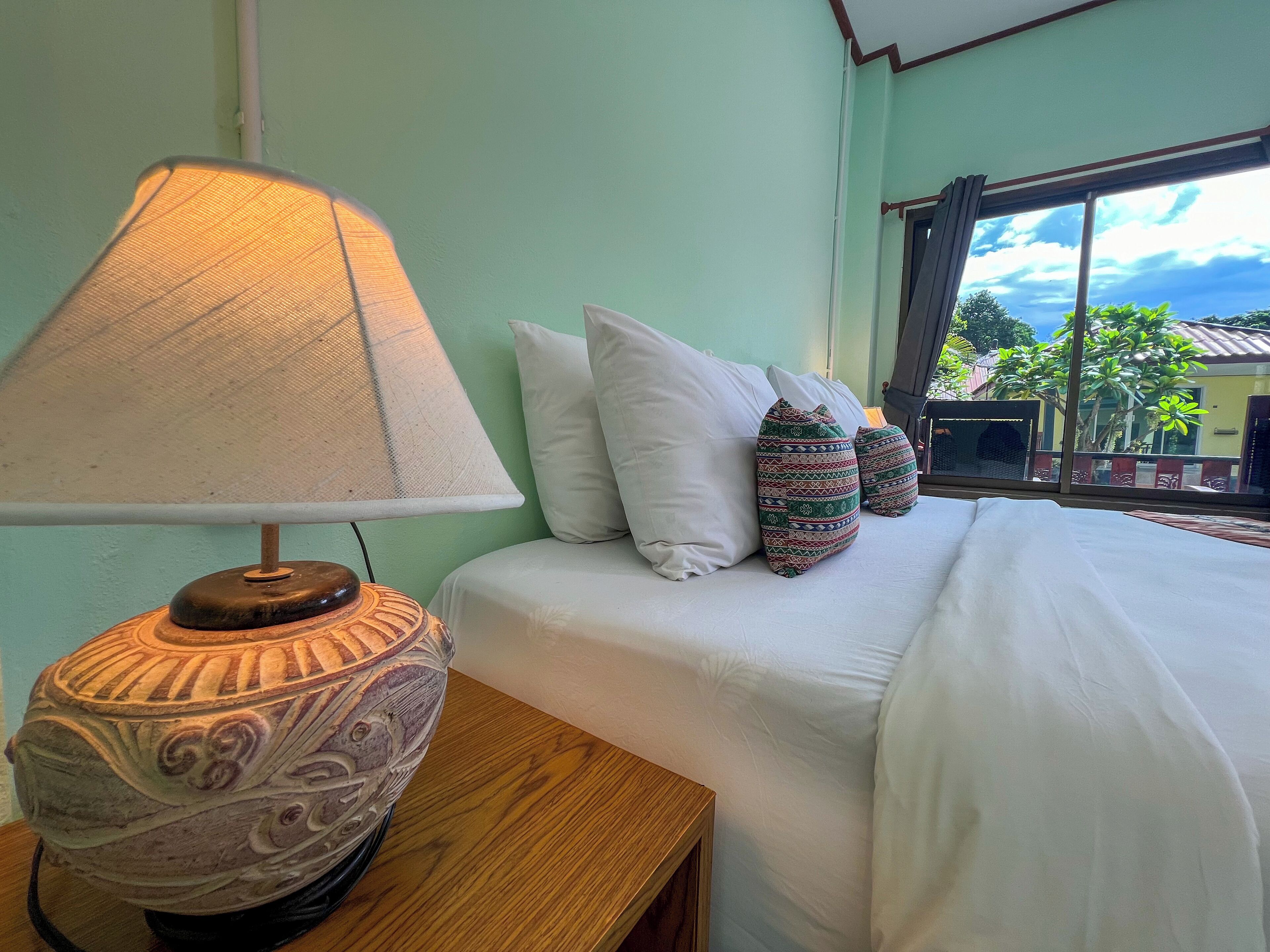 superior double room, garden area | hypo-allergenic bedding, in-room safe, rollaway beds, free wifi