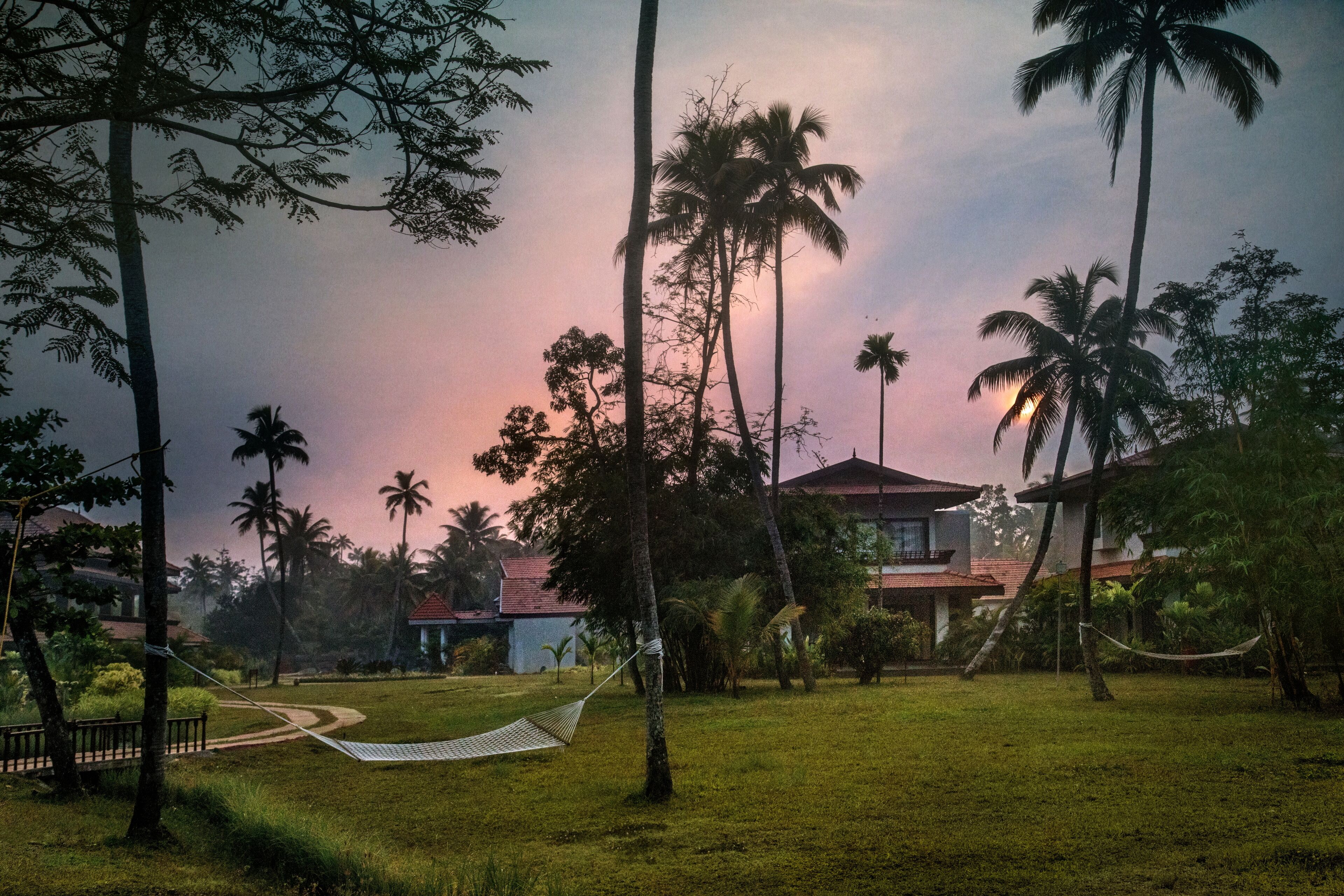 outdoor wedding area