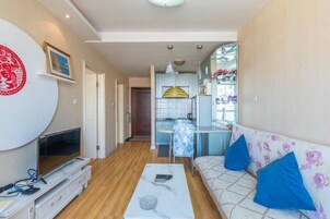 Suite | Private kitchen | Fridge, microwave, stovetop, electric kettle