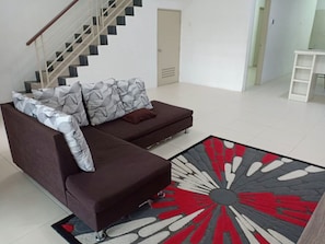 4-Bedroom House | Living room | LCD TV