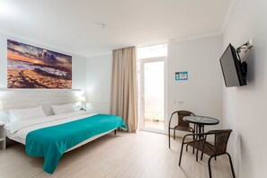 Premium bedding, down duvets, in-room safe, desk