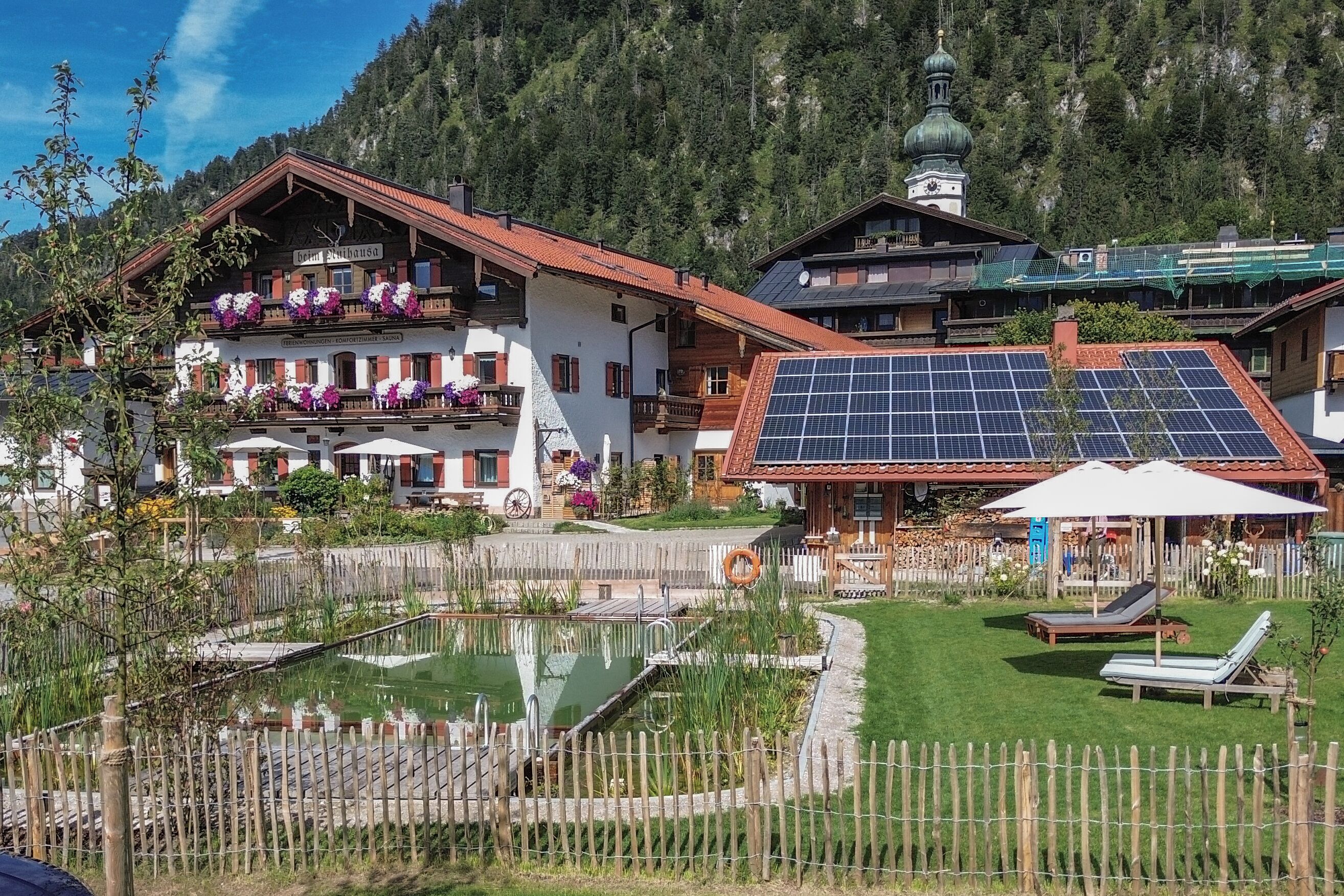 Fassade der Unterkunft