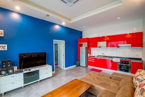 2 Bedrooms Villa | Wohnzimmer | Smart-TV