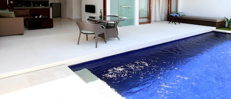 Apartment, 1 Bedroom, Private Pool | Terrace/patio