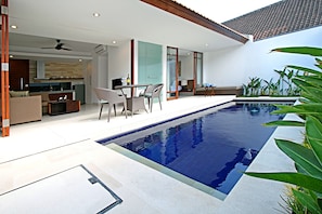 Apartment, 1 Schlafzimmer, eigener Pool | Außenpool