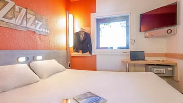 Dobbeltrom | Sengetøy av topp kvalitet, memory foam-senger og safe på rommet