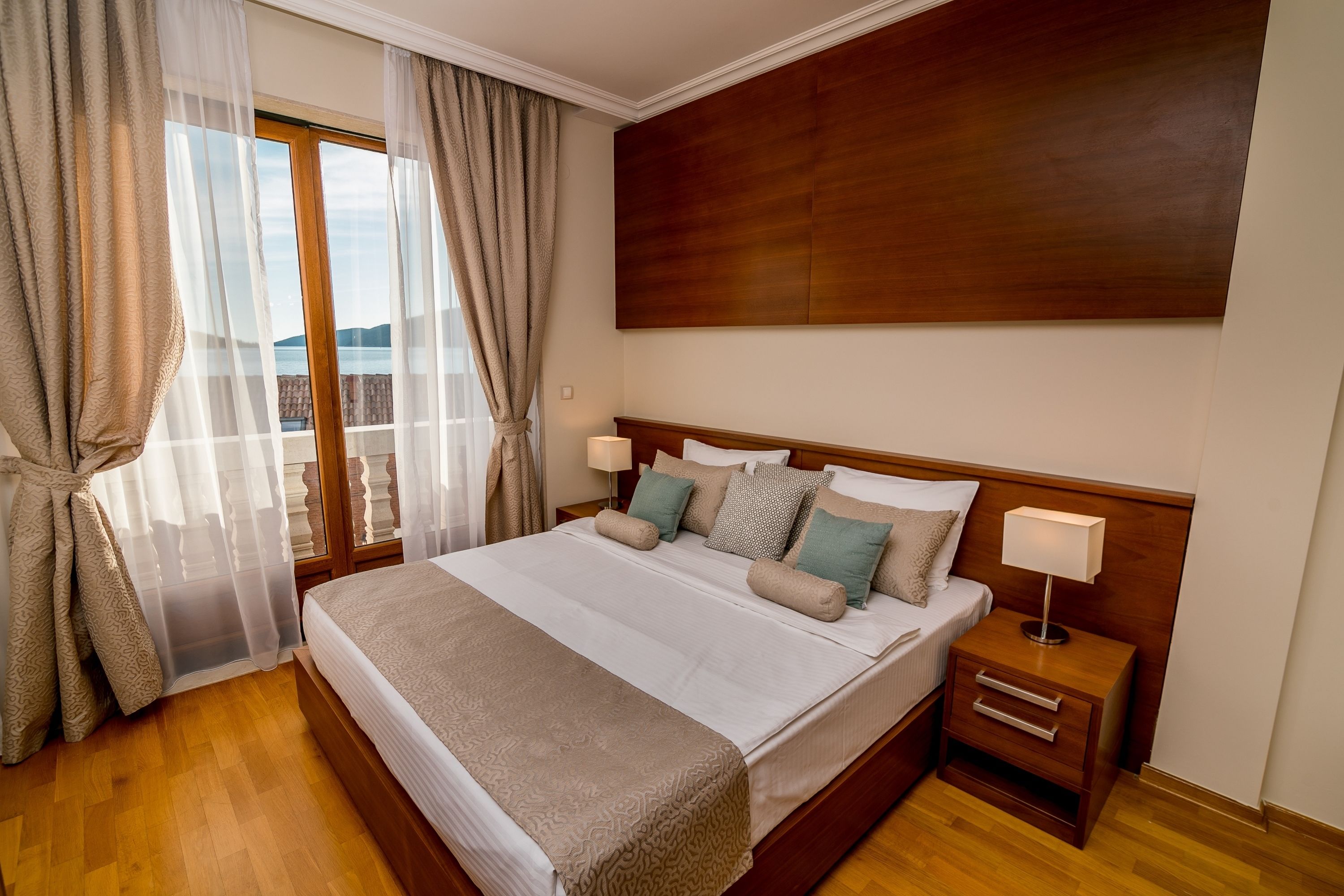 Habitación doble, vista parcial al mar | Vista desde la habitación