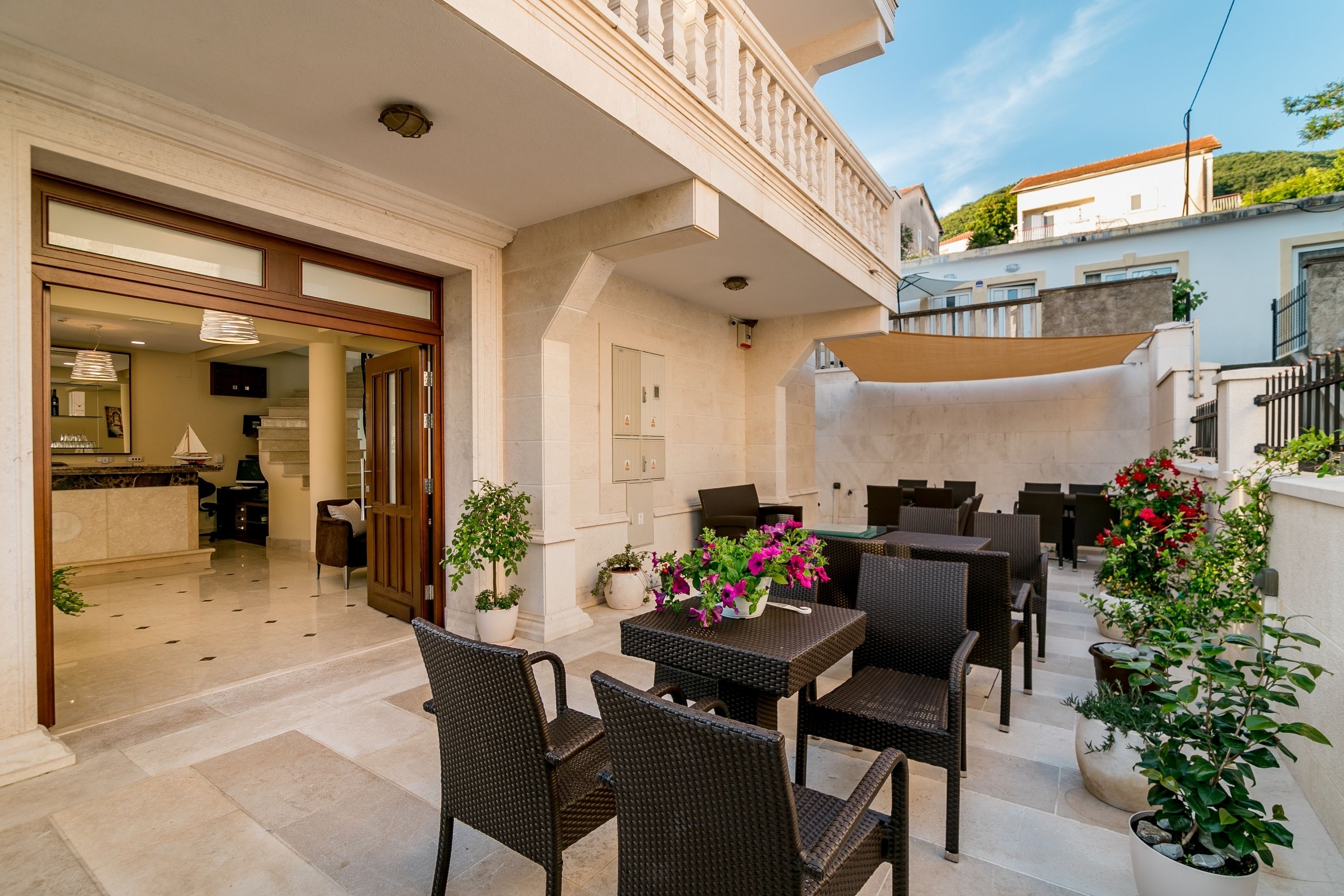 Lối vào nơi lưu trú