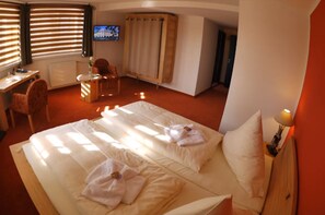 Double Room | Minibar, in-room safe, desk, iron/ironing board - Hotel Goldener Stern Frauenstein (Frauenstein)