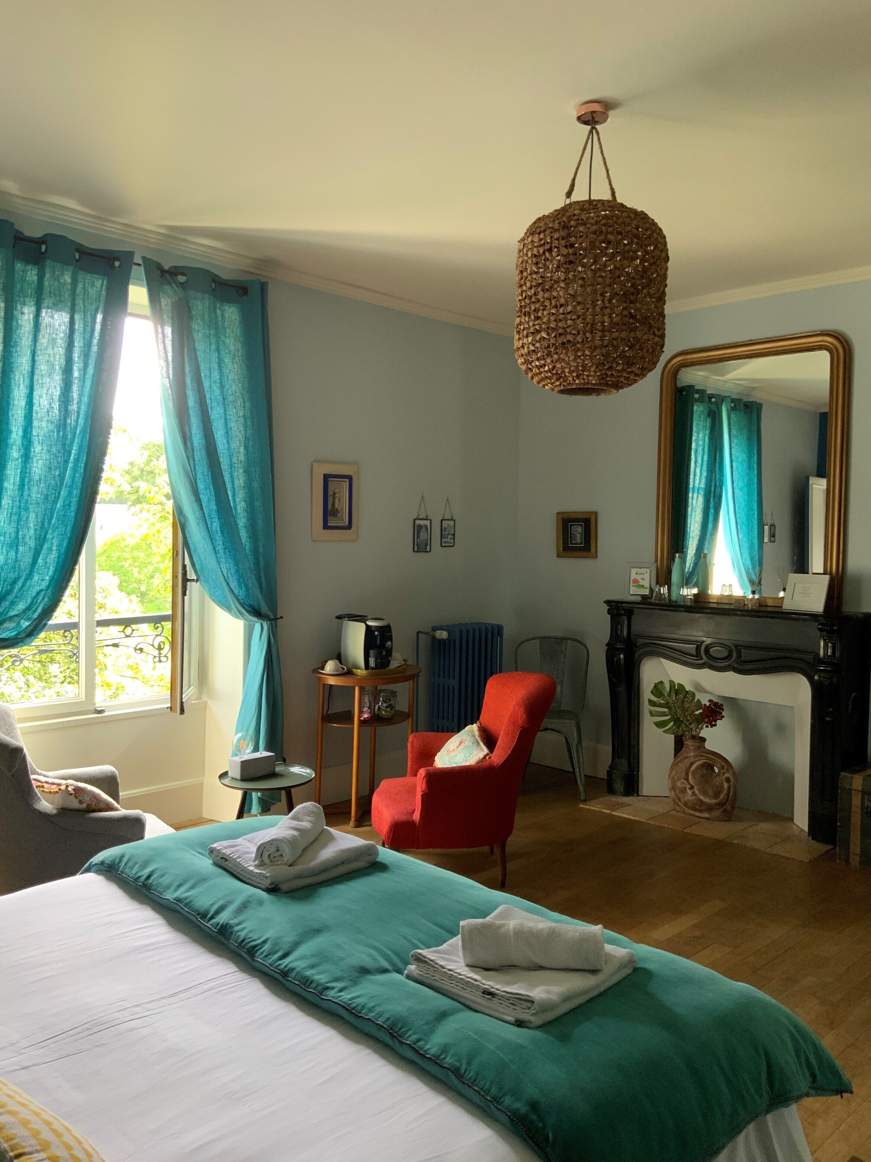 Family Quadruple Room, 2 Bedrooms, Garden View | 1 bedroom, memory foam beds, individually decorated