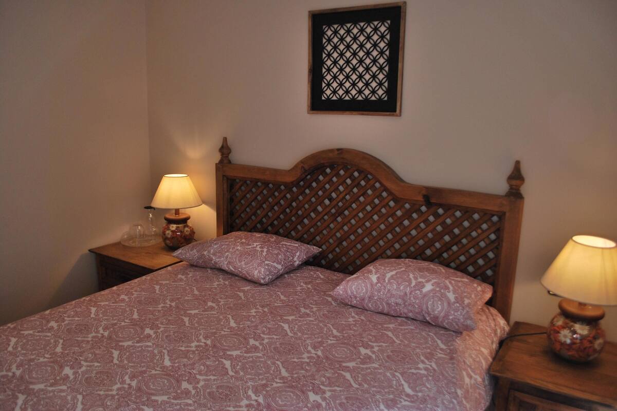 1 bedroom, premium bedding, individually decorated