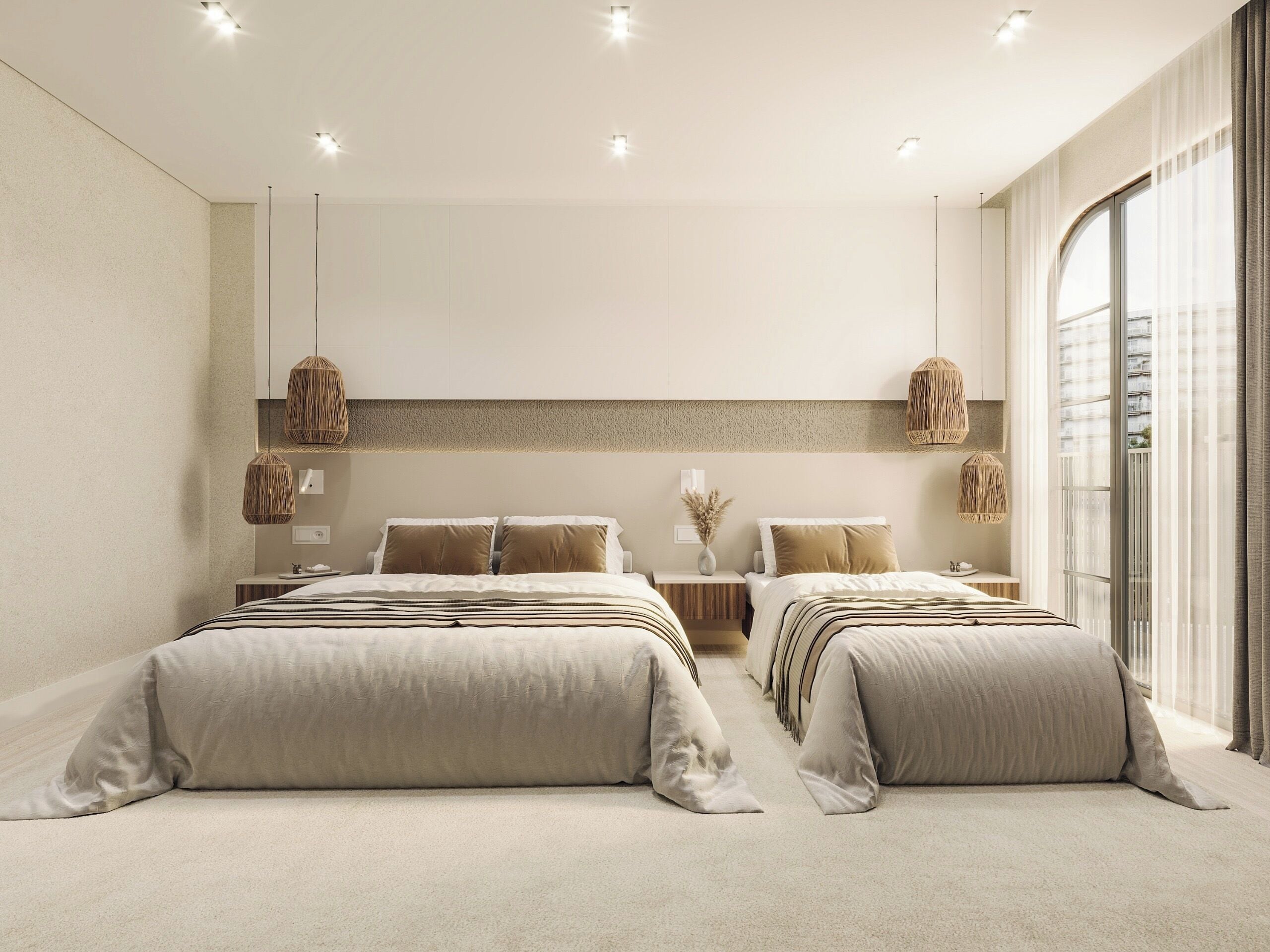 Laptop workspace, iron/ironing board, free WiFi, bed sheets