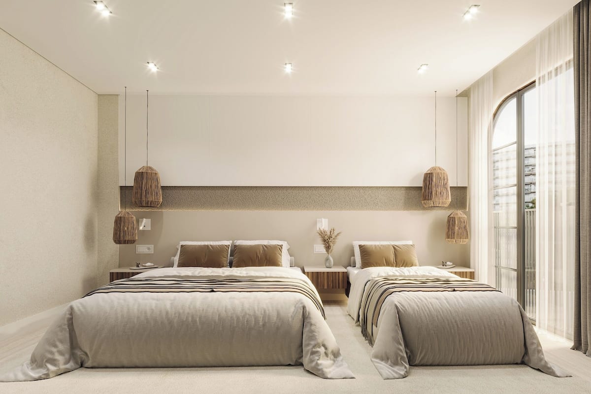 Laptop workspace, iron/ironing board, free WiFi, bed sheets