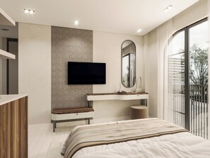 노트북 작업 공간, 다리미/다리미판, 무료 WiFi, 침대 시트