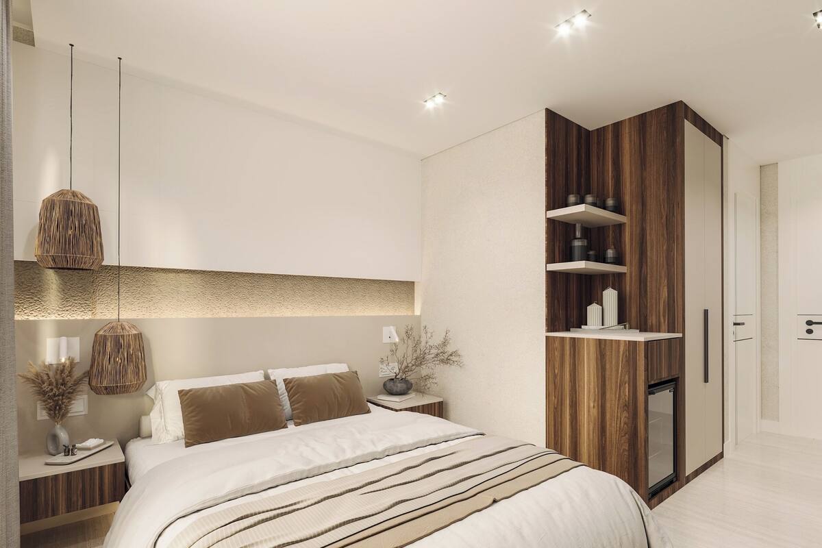 Elegance City View, Double | Laptop workspace, iron/ironing board, free WiFi, bed sheets