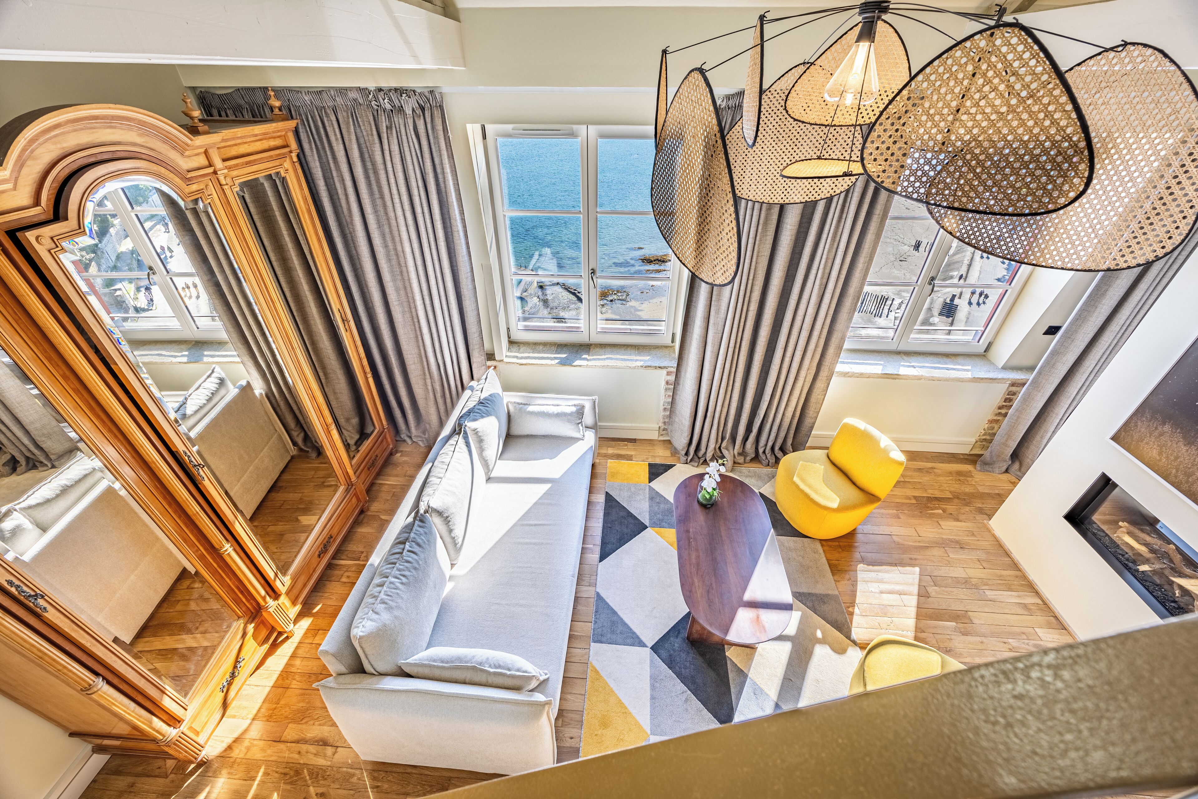 Luxury-Suite, Mehrere Betten, Meerblick | Ausblick vom Zimmer