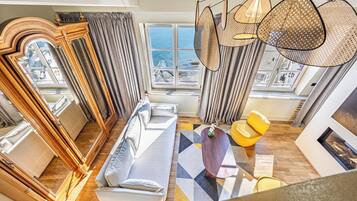 Luxury-Suite, Mehrere Betten, Meerblick | Ausblick vom Zimmer