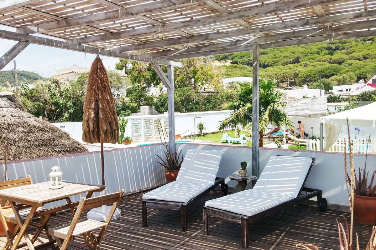 Bungalow, terrasse | Terrasse/patio