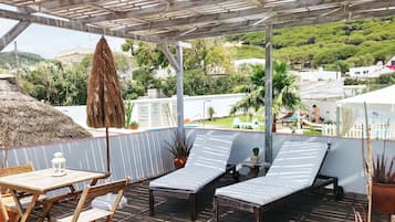 Bungalow, terraza | Terraza o patio