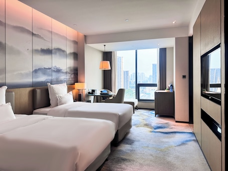 Deluxe Room, Multiple Beds (2 Twin Beds and 1 Sofa). Pullman Fuzhou Tahoe