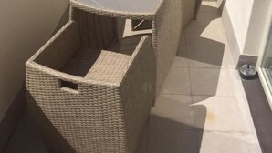 Comfort Apartment, 1 King Bed, Terrace, City View | Terrace/patio - Terrace Apartment Prague (Prague)