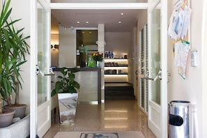 Entrée de l’hébergement