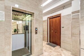 Interior entrance