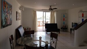 Villa, 2 Bedrooms, Harbour View | Living room | Flat-screen TV - Villa 226C at Jolly Harbour (Jolly Harbour)