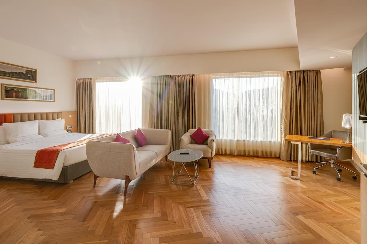 1 habitación, ropa de cama hipoalergénica y minibar