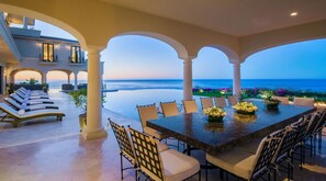 Family Villa, Multiple Beds, Ocean View | In-room dining