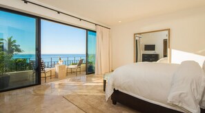 Villa familiar, varias camas, vista al océano | 1 habitación, tabla de planchar con plancha y wifi gratis 