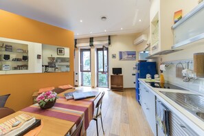 公寓, 1 间卧室 | 客房内用餐