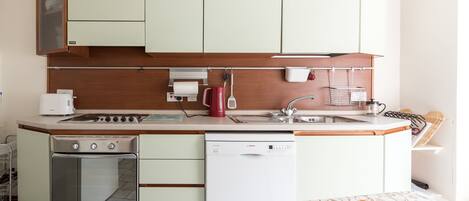 公寓, 1 間臥室 | 私人廚房 | 雪櫃、微波爐、焗爐、爐具