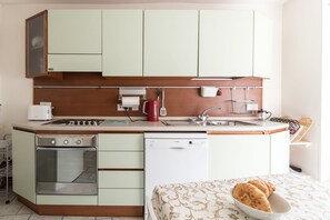 公寓, 1 间卧室 | 私人厨房 | 冰箱、微波炉、烤箱、炉灶
