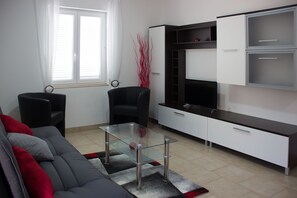 Appartement, 2 chambres, vue mer (5) | Salle de séjour