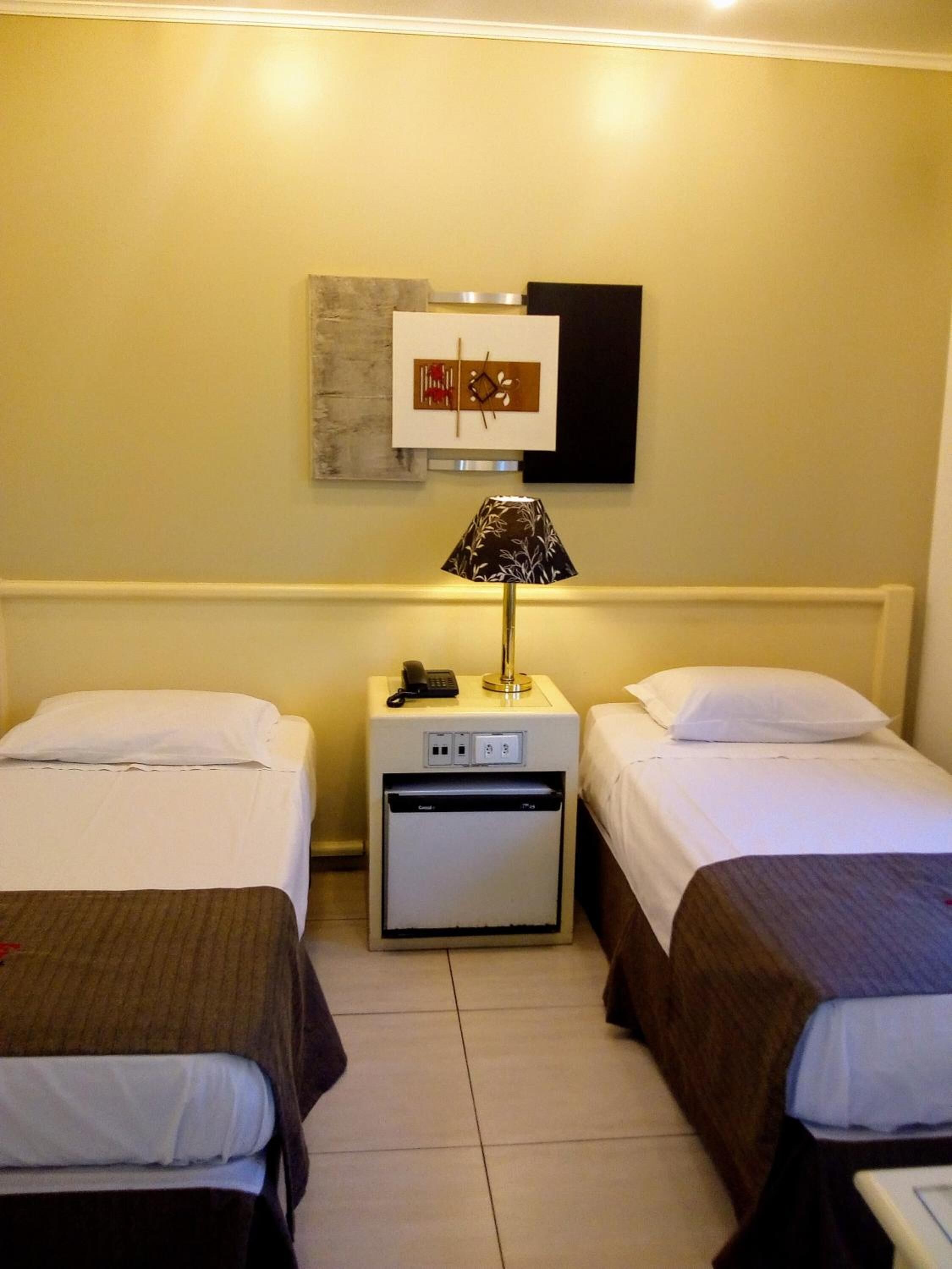 minibar, desk, laptop workspace, blackout curtains