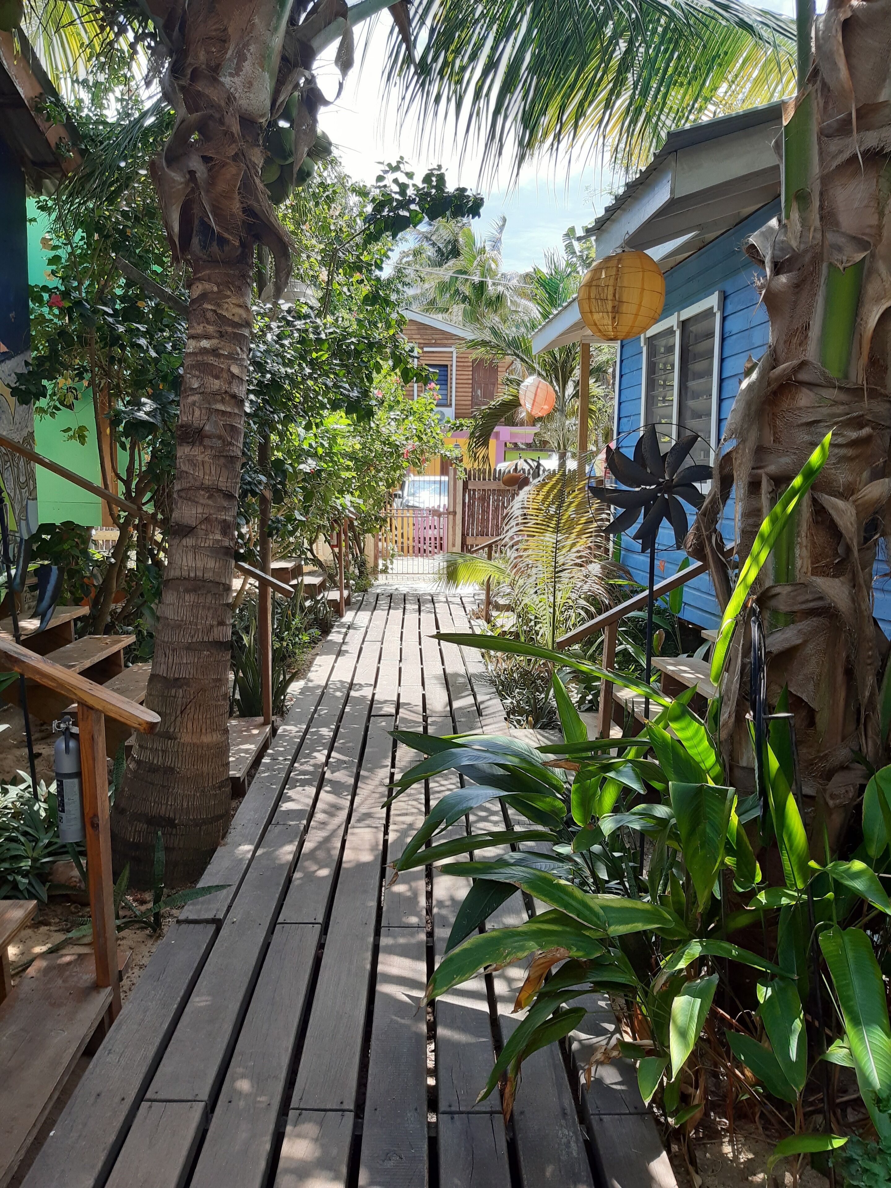 Entrada de la propiedad