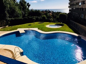 3 outdoor pools, pool umbrellas, pool loungers